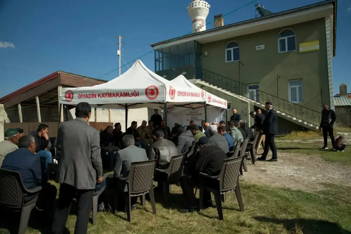 Kaymakam Korkusuz, cuma buluşmaları ve hane ziyaretleri kapsamında vatandaşlarla bir araya geldi