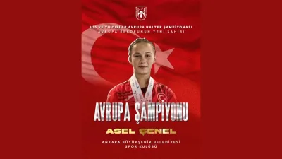 Asel Şenel Avrupa şampiyonu oldu, halterde rekor kırdı