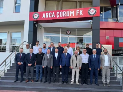 ARCA Çorum FK’ya il protokolünden moral ziyareti