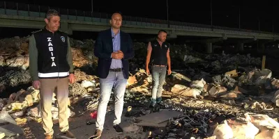 İzmir Bornova’da kaçak moloza karşı denetimler artırıldı